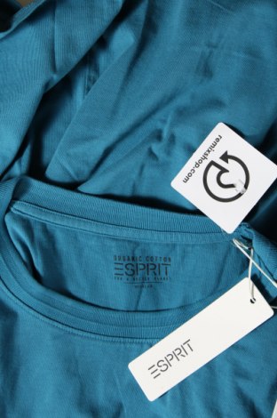 Мъжка тениска Esprit, Размер L, Цвят Син, Памук, Цена 22,05 лв.