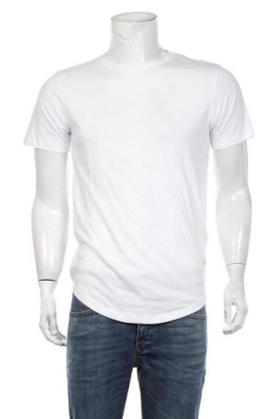 Мъжка тениска Jack & Jones, Размер S, Цвят Бял, Памук, Цена 21,16 лв.