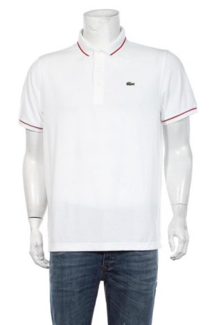 Мъжка тениска Lacoste, Размер L, Цвят Бял, Полиестер, Цена 67,20 лв.