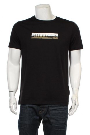 Herren T-Shirt Tommy Hilfiger, Größe L, Farbe Schwarz, Baumwolle, Preis 32,12 €