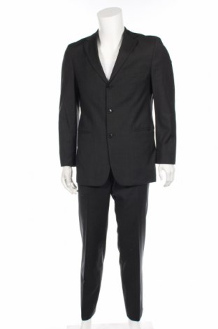 Мъжки костюм BOSS, Размер M, Цвят Черен, Вълна, Цена 226,10 лв.
