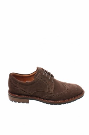 Мъжки обувки ECCO, Размер 39, Цвят Кафяв, Естествен велур, Цена 94,15 лв.