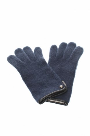 Handschuhe Roeckl, Farbe Blau, Wolle, Echtleder, Preis 78,43 €