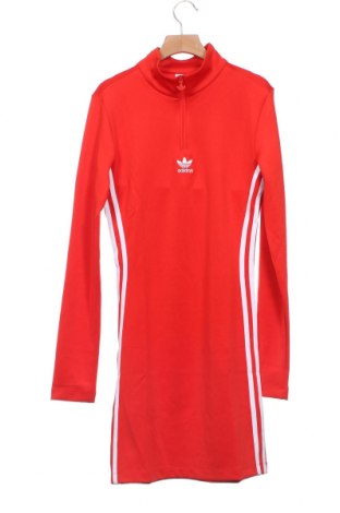 Šaty  Adidas Originals, Velikost XS, Barva Červená, 89% polyester, 11% elastan, Cena  991,00 Kč