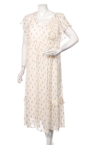 Kleid Guido Maria Kretschmer for About You, Größe S, Farbe Ecru, 97% Viskose, 3% Metallfasern, Preis 21,94 €