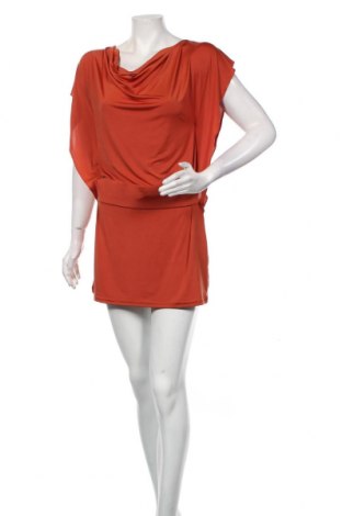 Рокля Miss Miss By Valentina, Размер S, Цвят Оранжев, 92% полиестер, 8% еластан, Цена 22,40 лв.