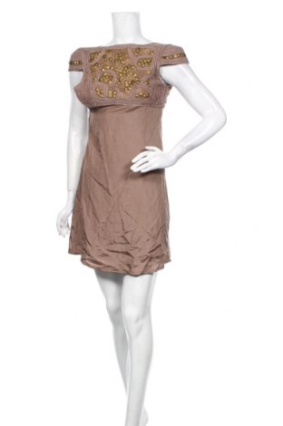 Φόρεμα Munthe Plus Simonsen, Μέγεθος S, Χρώμα  Μπέζ, 100% μετάξι, Τιμή 77,94 €
