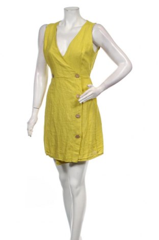 Φόρεμα Rodier, Μέγεθος M, Χρώμα Κίτρινο, 100% λινό, Τιμή 142,66 €
