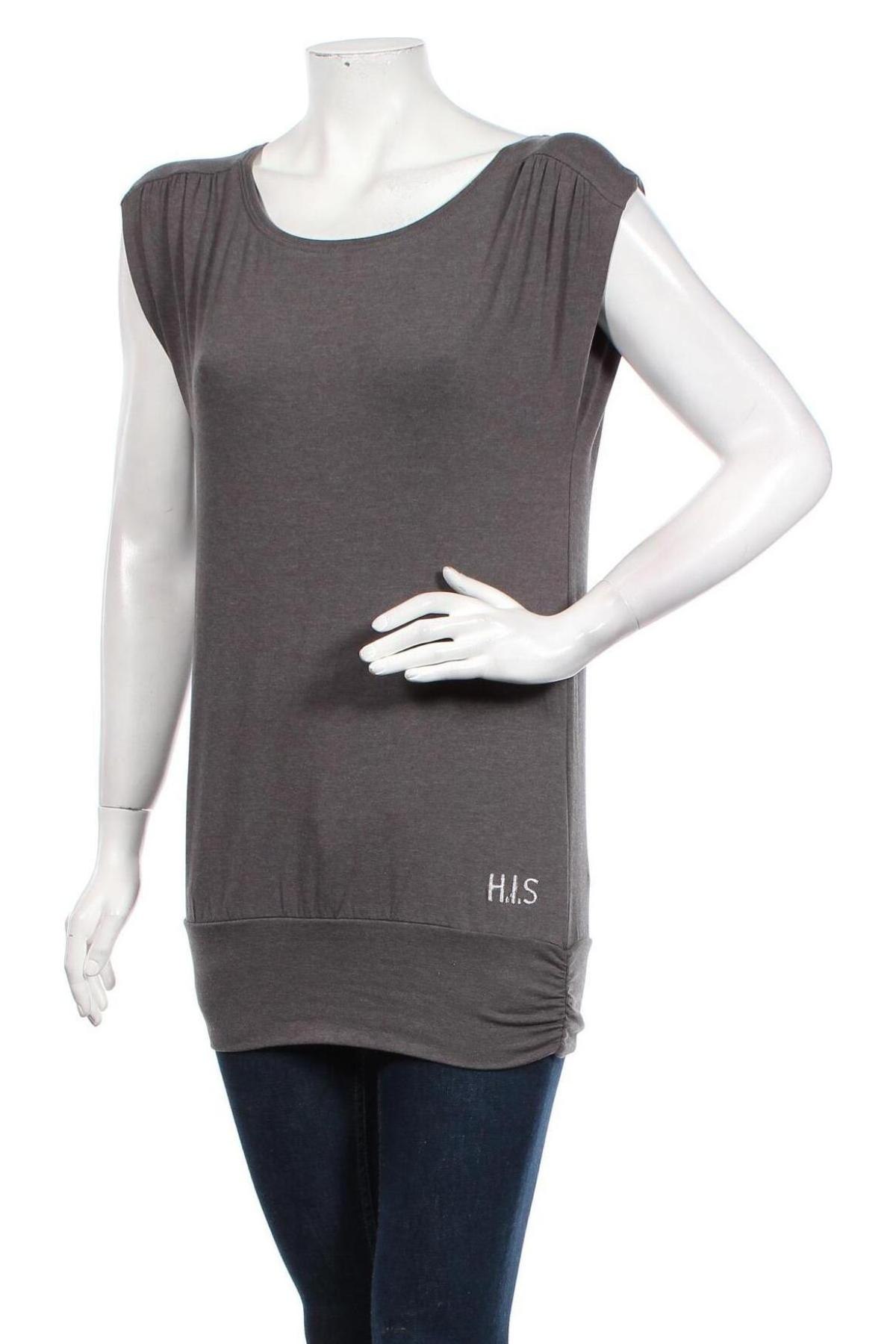 Γυναικεία μπλούζα H.I.S, Μέγεθος XXS, Χρώμα Γκρί, Τιμή 28,87 €
