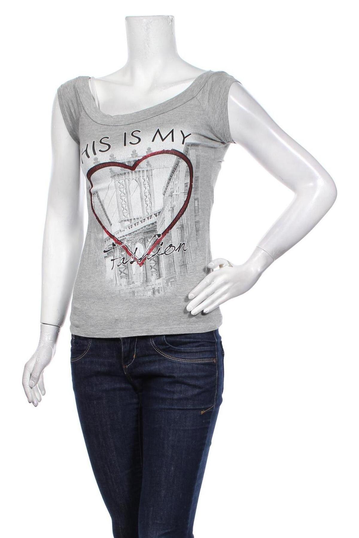 Γυναικεία μπλούζα Nuna Lie, Μέγεθος L, Χρώμα Γκρί, Τιμή 16,08 €