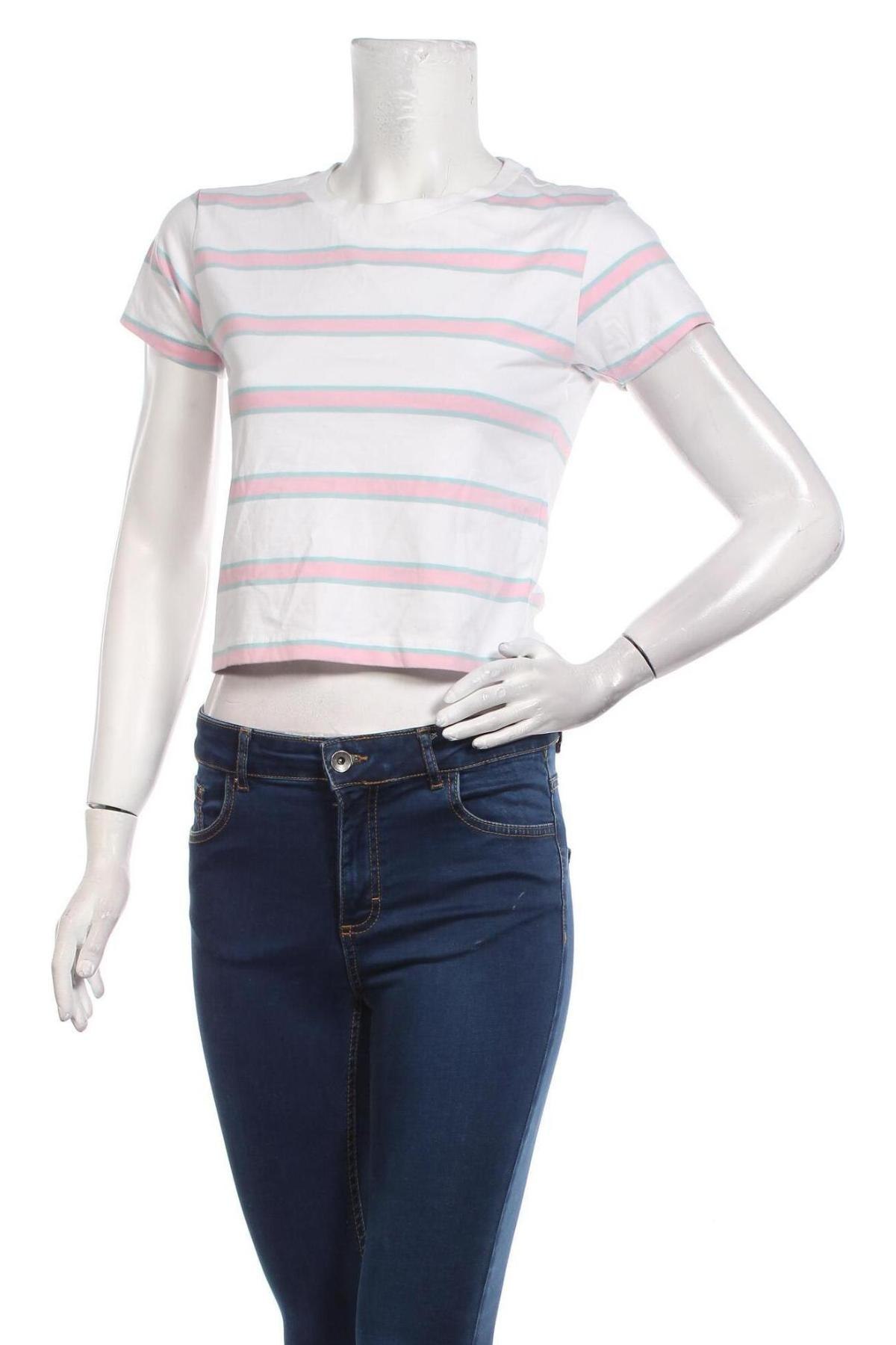 Γυναικείο t-shirt Urban Classics, Μέγεθος L, Χρώμα Πολύχρωμο, 95% βαμβάκι, 5% ελαστάνη, Τιμή 9,28 €