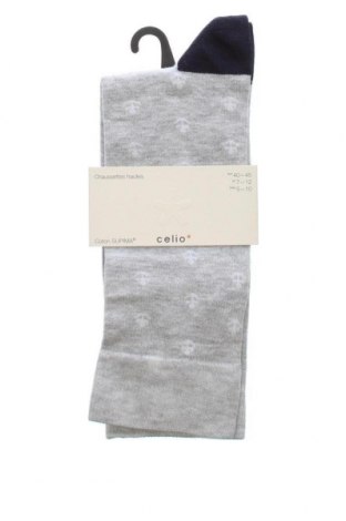 Чорапи Celio, Размер M, Цвят Сив, Цена 6,90 лв.