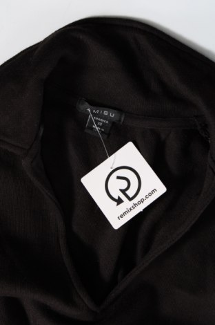 Γυναικεία μπλούζα Amisu, Μέγεθος XS, Χρώμα Μαύρο, Τιμή 2,94 €