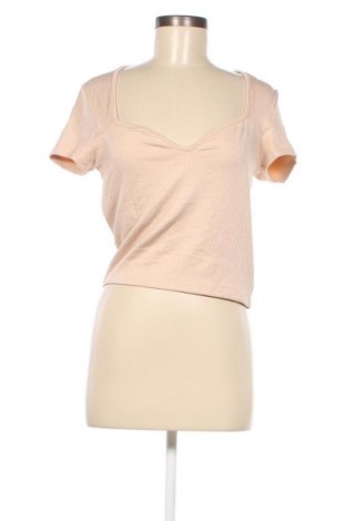 Damen Shirt Gina Tricot, Größe L, Farbe Beige, Preis 10,44 €