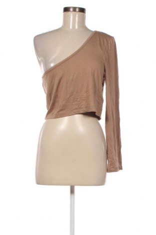 Γυναικεία μπλούζα Missguided, Μέγεθος XL, Χρώμα  Μπέζ, Τιμή 3,20 €