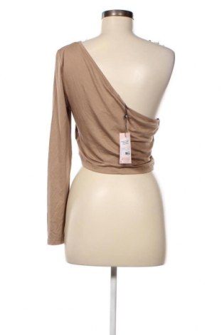 Γυναικεία μπλούζα Missguided, Μέγεθος L, Χρώμα  Μπέζ, Τιμή 3,04 €