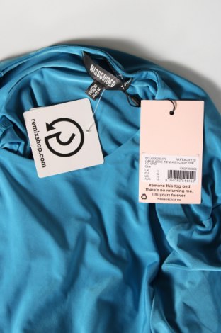 Γυναικεία μπλούζα Missguided, Μέγεθος L, Χρώμα Μπλέ, Τιμή 3,68 €