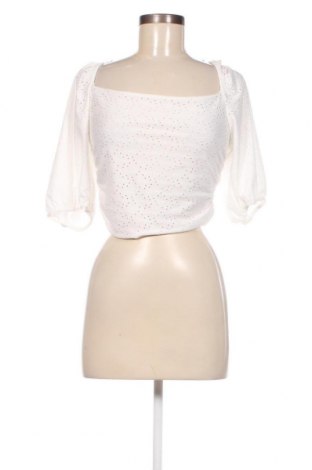 Γυναικεία μπλούζα Missguided, Μέγεθος L, Χρώμα Λευκό, Τιμή 4,00 €