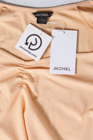 Γυναικεία μπλούζα Monki, Μέγεθος L, Χρώμα  Μπέζ, Τιμή 13,40 €