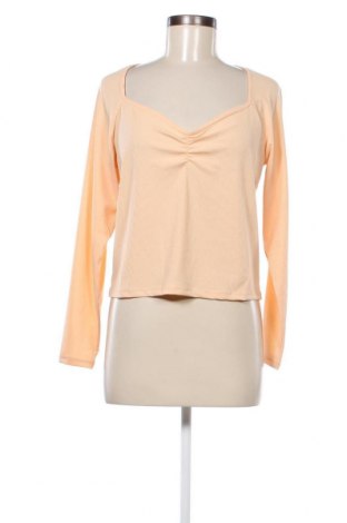 Γυναικεία μπλούζα Monki, Μέγεθος L, Χρώμα  Μπέζ, Τιμή 2,95 €