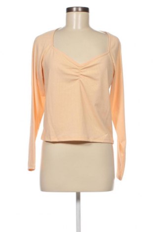 Γυναικεία μπλούζα Monki, Μέγεθος L, Χρώμα  Μπέζ, Τιμή 3,08 €