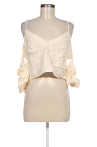 Γυναικεία μπλούζα NA-KD, Μέγεθος XL, Χρώμα Εκρού, Τιμή 4,08 €