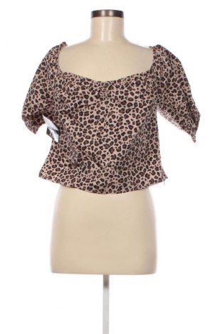 Дамска блуза Nly Trend, Размер XL, Цвят Кафяв, Цена 8,99 лв.