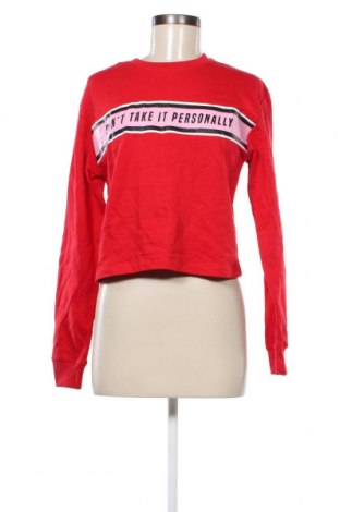 Γυναικεία μπλούζα Pull&Bear, Μέγεθος S, Χρώμα Κόκκινο, Τιμή 3,17 €