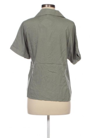Γυναικείο πουκάμισο Pieces, Μέγεθος S, Χρώμα Πράσινο, Τιμή 5,16 €