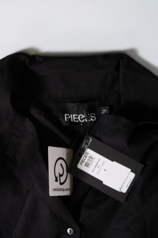 Dámska košeľa  Pieces, Veľkosť S, Farba Čierna, Cena  20,62 €