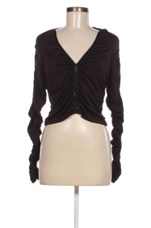 Γυναικείο πουκάμισο Weekday, Μέγεθος L, Χρώμα Μαύρο, Τιμή 3,57 €