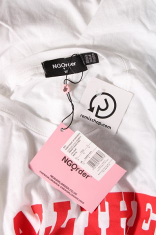 Damen T-Shirt NEW girl ORDER, Größe M, Farbe Weiß, Preis 4,42 €