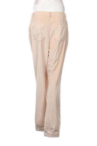 Γυναικείο κοτλέ παντελόνι NA-KD, Μέγεθος M, Χρώμα  Μπέζ, Τιμή 9,42 €
