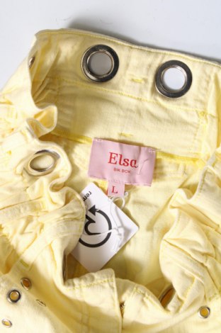 Γυναικείο κοντό παντελόνι Bik Bok, Μέγεθος L, Χρώμα Κίτρινο, Τιμή 5,29 €