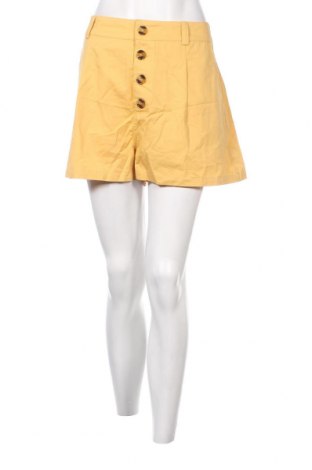 Γυναικείο κοντό παντελόνι Even&Odd, Μέγεθος L, Χρώμα Κίτρινο, Τιμή 5,43 €