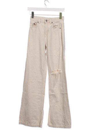 Dámské kalhoty  Bershka, Velikost XS, Barva Béžová, Cena  667,00 Kč