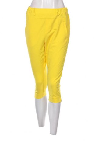 Γυναικείο παντελόνι Kaffe, Μέγεθος S, Χρώμα Κίτρινο, Τιμή 6,73 €