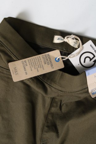 Дамски панталон Marks & Spencer, Размер S, Цвят Зелен, Цена 13,50 лв.
