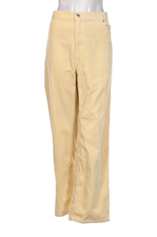 Дамски панталон Monki, Размер XXL, Цвят Бежов, Цена 13,72 лв.
