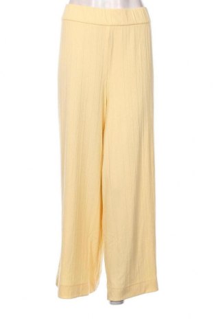Pantaloni de femei Monki, Mărime XL, Culoare Galben, Preț 32,24 Lei