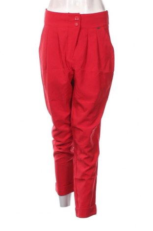 Дамски панталон Nualy, Размер L, Цвят Червен, Цена 27,90 лв.