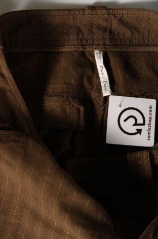 Дамски панталон Part Two, Размер S, Цвят Зелен, Цена 49,00 лв.