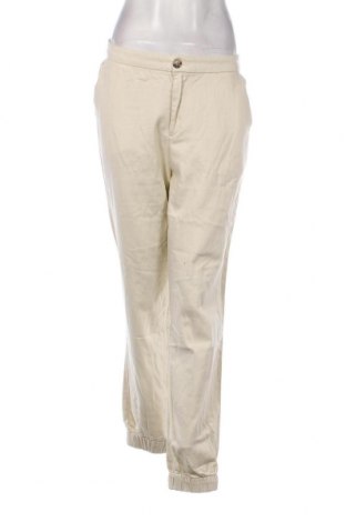 Γυναικείο παντελόνι Vero Moda, Μέγεθος L, Χρώμα Εκρού, Τιμή 6,68 €