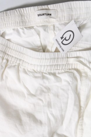 Γυναικείο παντελόνι Your Turn, Μέγεθος L, Χρώμα Λευκό, Τιμή 44,85 €
