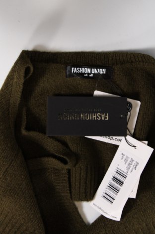 Γυναικείο αμάνικο μπλουζάκι Fashion Union, Μέγεθος S, Χρώμα Πράσινο, Τιμή 4,19 €