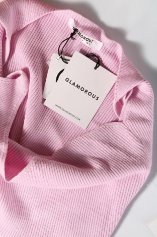 Tricou de damă Glamorous, Mărime L, Culoare Roz, Preț 19,08 Lei