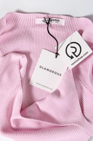 Tricou de damă Glamorous, Mărime L, Culoare Roz, Preț 17,17 Lei
