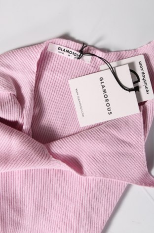 Tricou de damă Glamorous, Mărime M, Culoare Roz, Preț 21,94 Lei