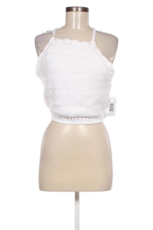 Damska koszulka na ramiączkach Hollister, Rozmiar XL, Kolor Biały, Cena 23,96 zł