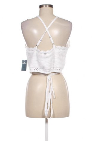 Γυναικείο αμάνικο μπλουζάκι Hollister, Μέγεθος XL, Χρώμα Λευκό, Τιμή 4,63 €
